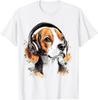 Beagle Dog Motif Pet Art Unisex T-Shirt