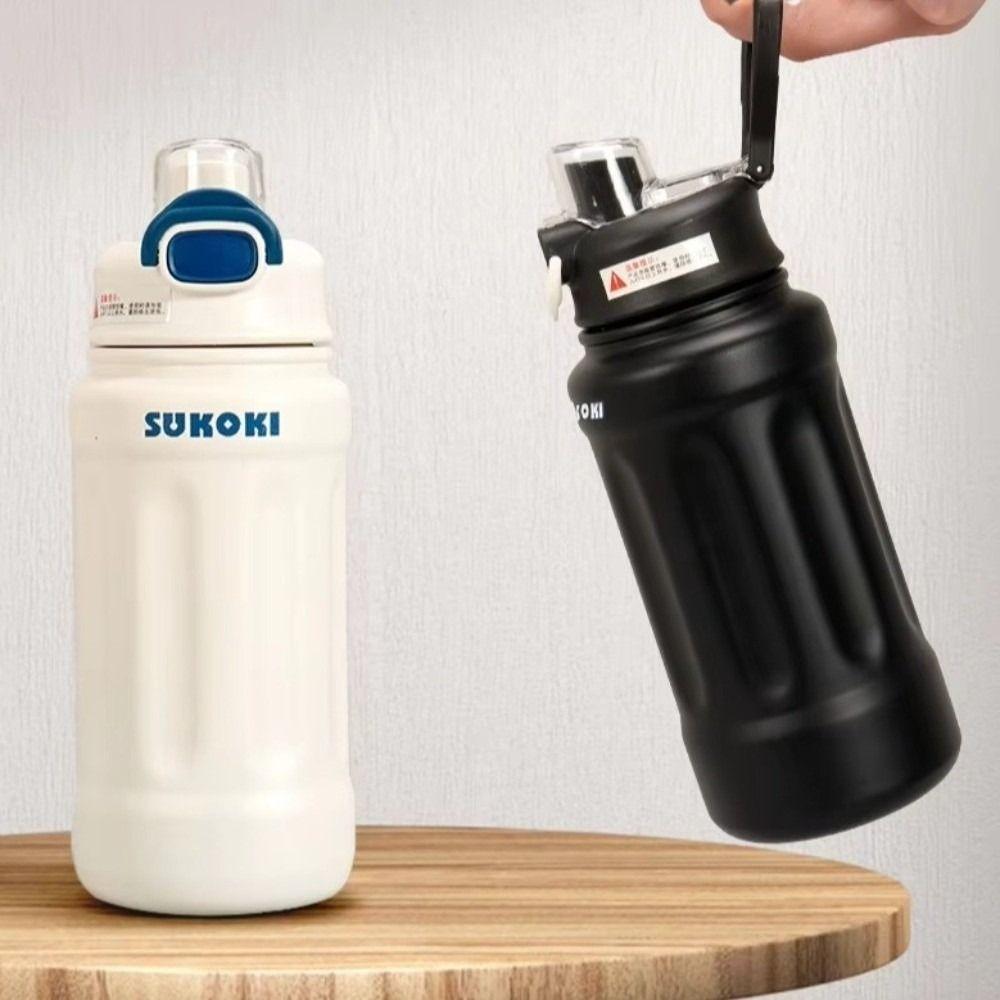 800ml Sports Fitness Kettle Large Capacity Sports Drinking Cup Vacuum Flask Thermos Cup  Travel