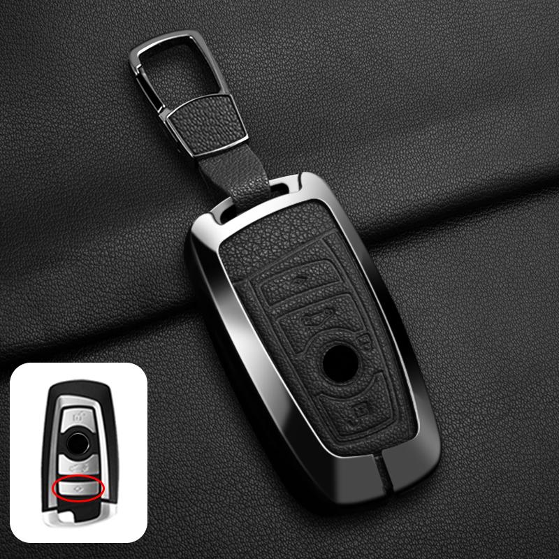 Moulures Intérieures Voiture Alliage de Zinc Couvercle Porte-Clés Pour BMW F30 F20 F10 F18 F22 F01 X3 X4 F06 F02 M3 M5 Protecteur Porte-Clés Auto