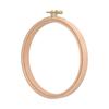 2pcs Beech Wood Cross Stitch Hoop 6 Inch Embroidery Frame Wooden Embroidery Hoop  For Art Craft