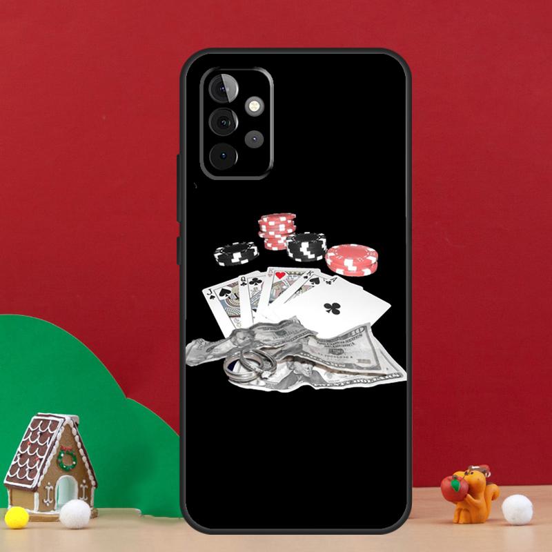 Ace of Spades Poker Case For Samsung Galaxy A36 A56 A06 A13 A53 A32 A12 A22 A52 A35 A17 A16 A55 A15 A54 A34 A14