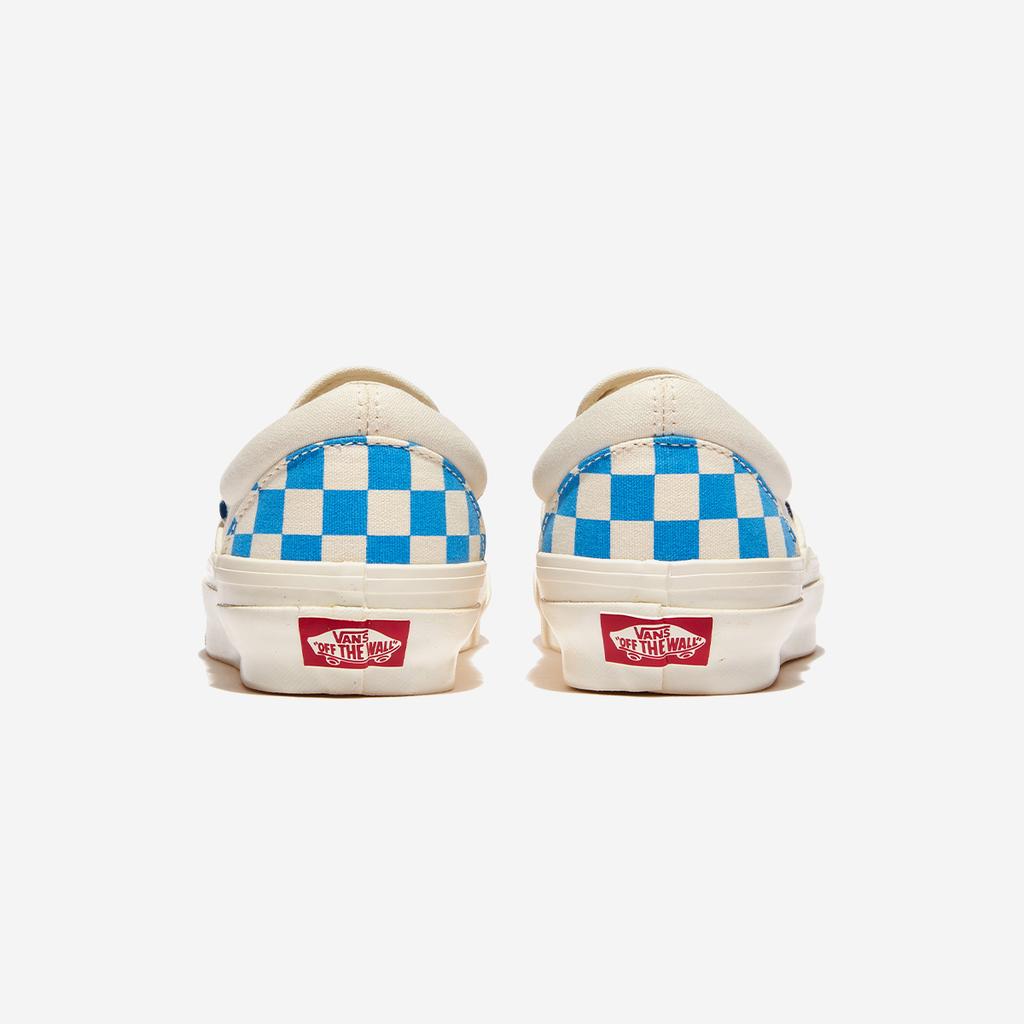 [Vans] MTE Slip-On Reissue 98 - Checkerboard Cyan Blue, VN000CWA0H7, 1020108083, Popular Korean Shoes