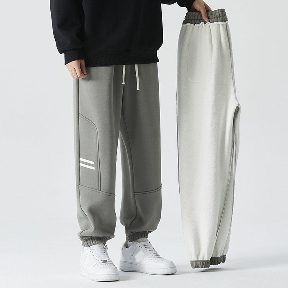 

Мужская зимняя одежда Плюс бархатные зимние толстые брюки Повседневные брюки Спортивные брюки для бега для мужчин Брюки 2XL