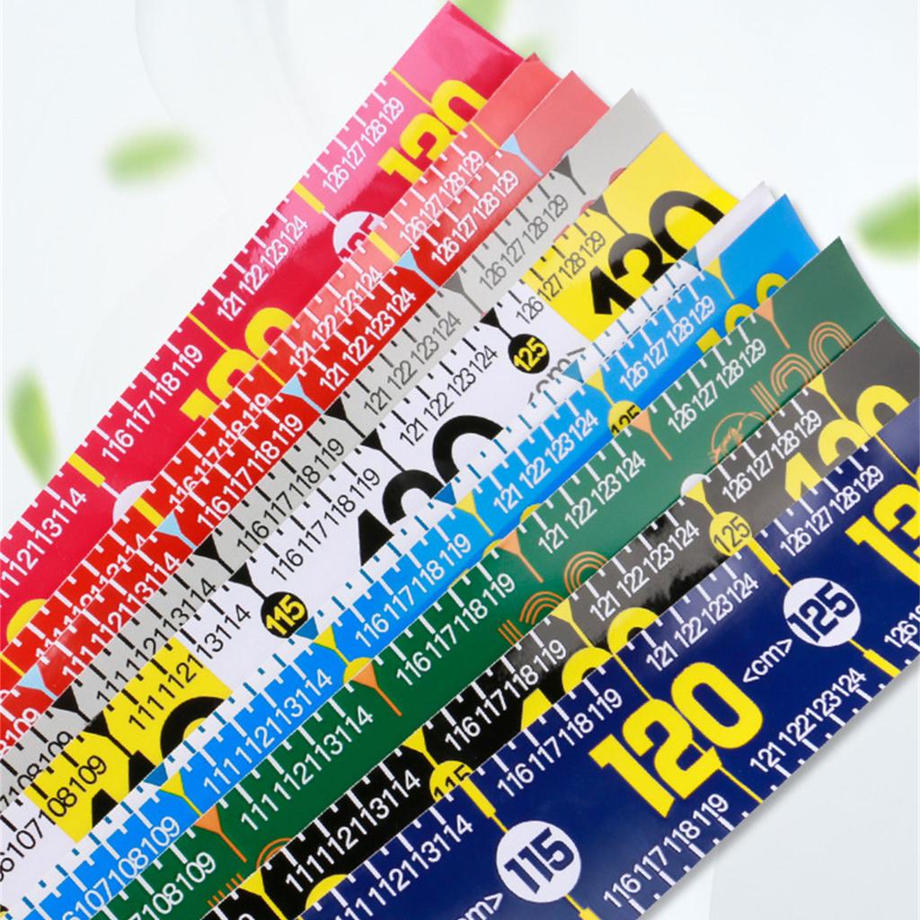 51in Fishing Tape Measure Adhesive Ruler Portable Fish Measurement Tool for Anglers Waterproof Soft Fish Measuring Tape
