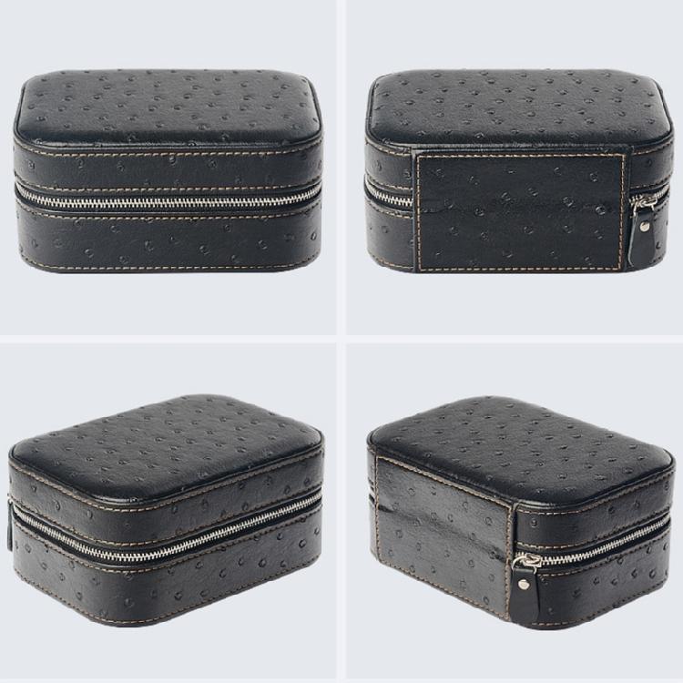 2 Slots Exquisite Watches Storage Box Holder Dustproof Anti-scratch for Personal