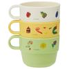 Skater Children's Cup Set of 3 Hungry Caterpillar Made In Japan KS31-A