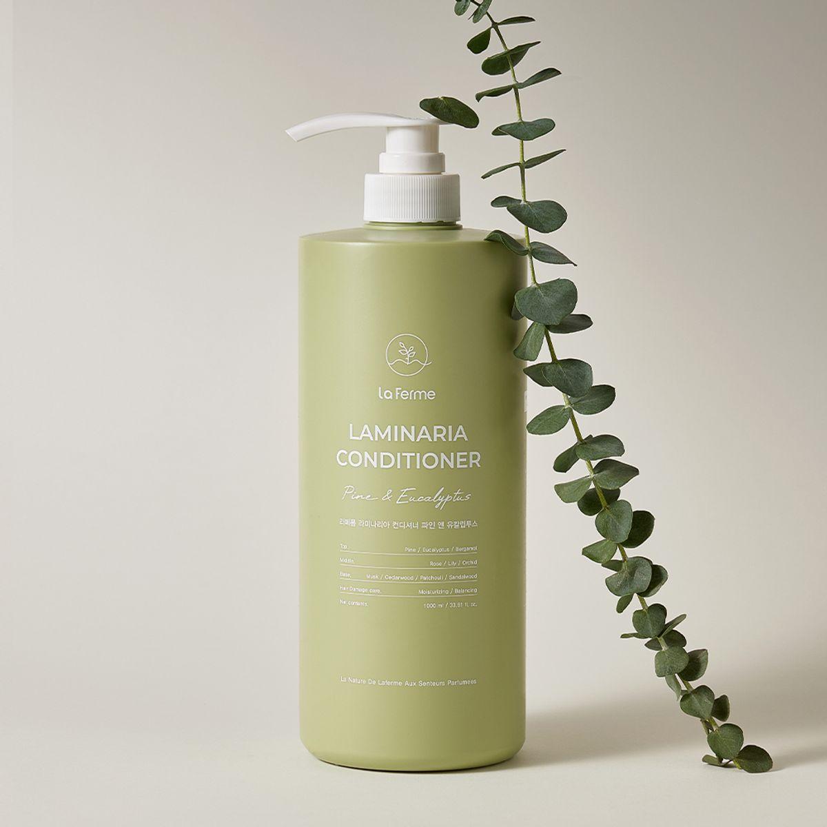 Laminaria Conditioner Pine & Eucalyptus 1000ml + Gift of 6 La Ferme Sachets