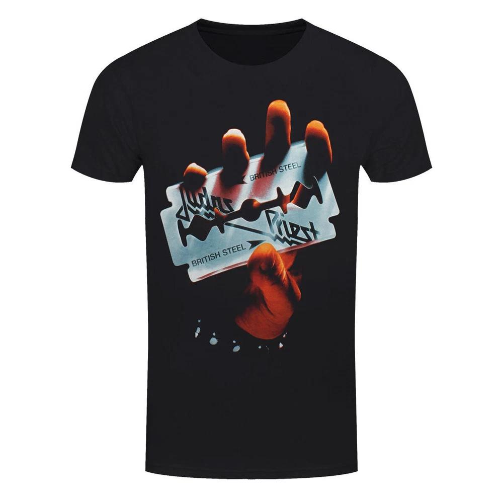 Judas Priest TShirt British Steel Band New Black Official S
