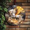 Metal Wall Art Decor Flat 2D Print Holiday Home Decoration Gift Halloween Christmas Thanksgiving