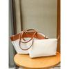Women's bag, canvas tote bag, premium texture, versatile, large capacity, hand-held, single shoulder large bag