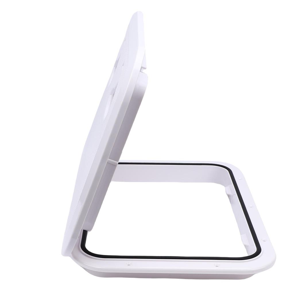 Marine Deck Access Hatch 17.3x12.4in 180° Openning Heavy Duty Non Slip Rectangular Boat Deck Hatch Lid Marine Deck Access Hatch