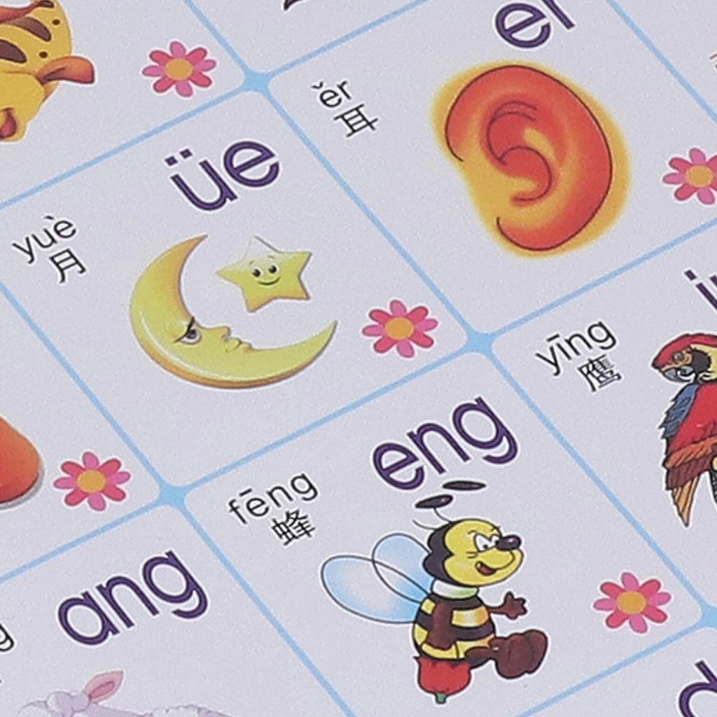 25 In 1 Voice Reading Book Study Toy 35 Pages Early Educational Chinese English Language Voice Wall Chart Toy
