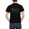 Beach Sea Soul Neon Dolphin Graphic T-Shirt Men Casual Cotton Short Sleeve Daily Tee