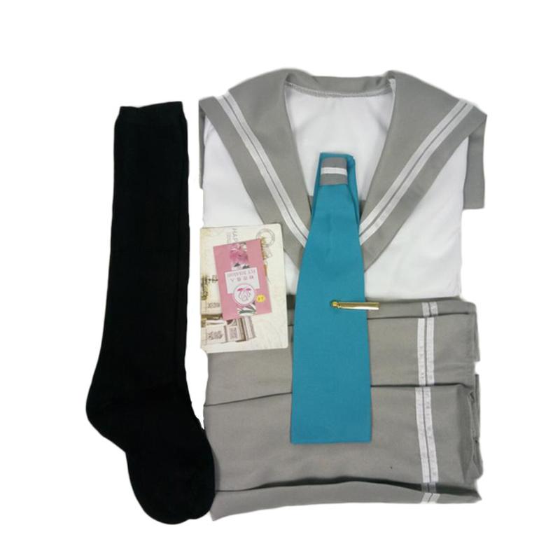 

Костюм для косплея японского аниме Love Live Sunshine Takami Chika, униформа моряка для девочек, школьная форма Aqours 2XL зелёный