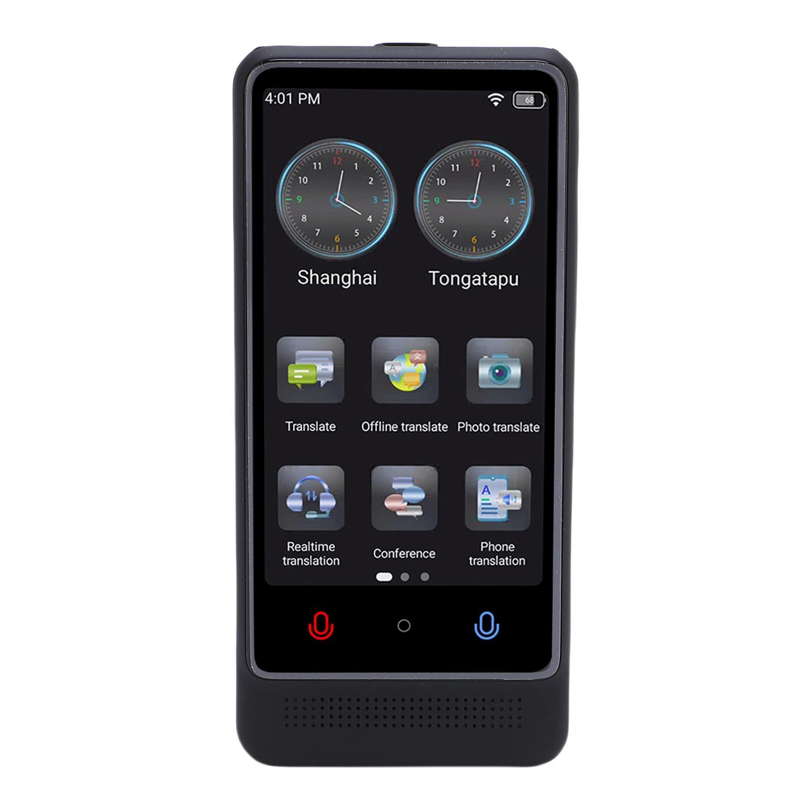 

Портативный голосовой переводчик 3,0-дюймовый сенсорный экран 1 ГБ 16 ГБ Двунаправленное устройство для голосового перевода с искусственным интеллектом в реальном времени