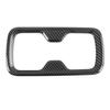 For Nissan Navara NP300 2016-2019 Car Front Water Cup Holder Frame Cover Trim Sticker Carbon Fiber Accessories