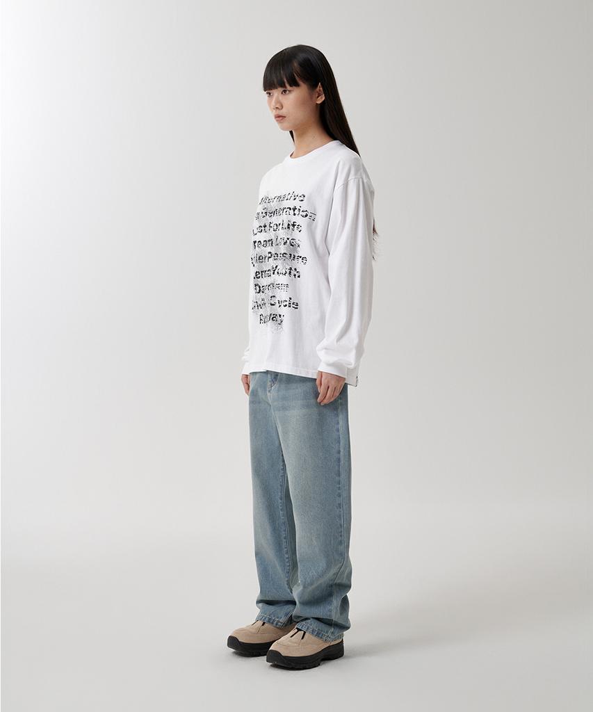 MAHAGRID Alternative Ls Tee White(Mg2Fsmm553A)
