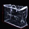 Multifunctional Transparent Waterproof Toy Storage Bag Large Capacity Organizer for Kids Stuffed Animal Storage 1PC