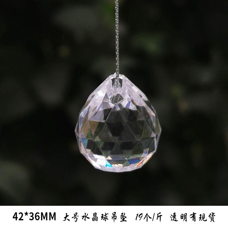 New Christmas Transparent Ice Crystal Snowflake Christmas Tree Decoration Supplies Christmas Atmosphere Christmas Tree Snowflake Pendant