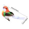 6PCS Multicolor Artificial Birds Foam DIY Accessories Simulation Bird Model Photo Props with Clips Decorative Birds