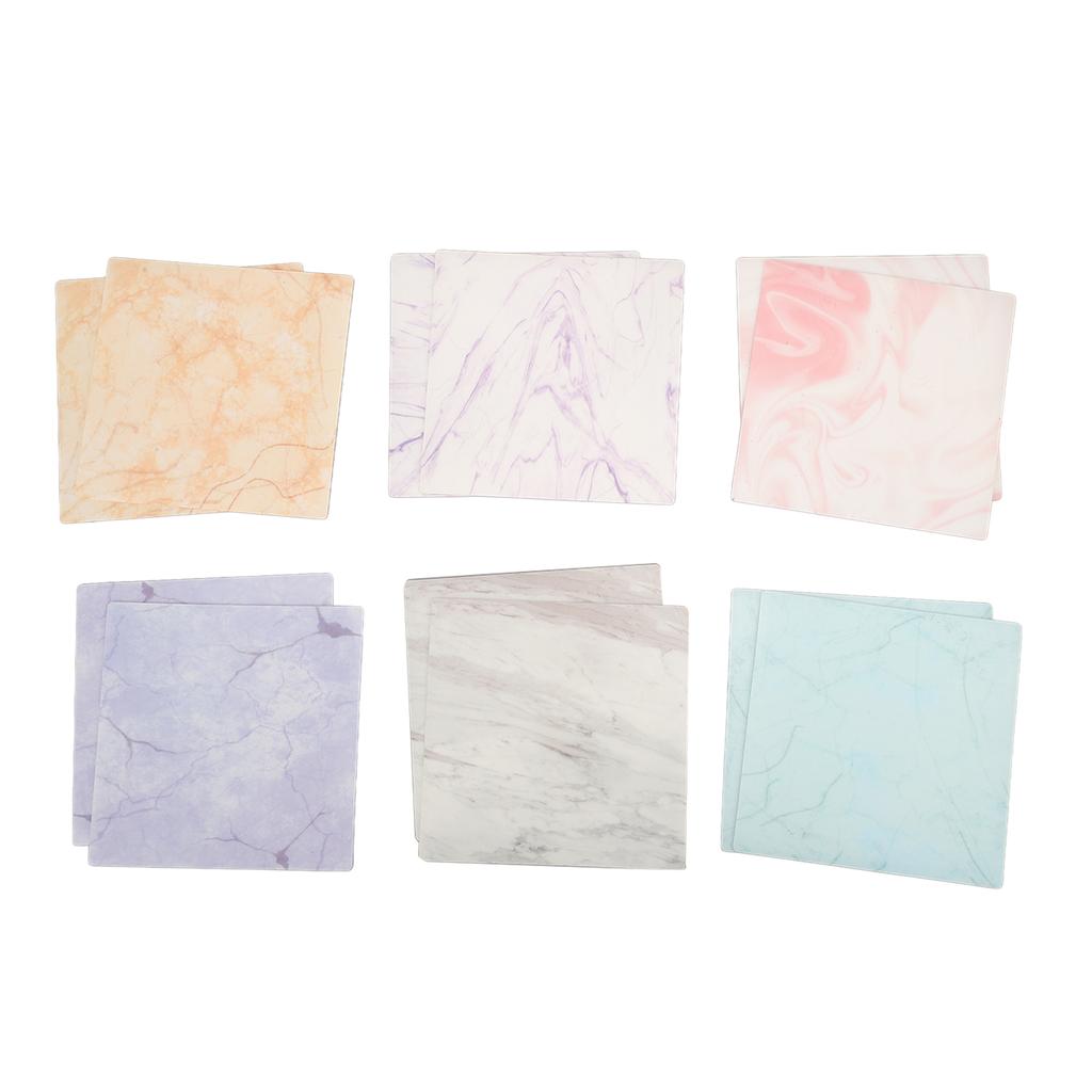 12pcs Dry Erase Sticky Notes Reusable Removable Writing Notes with A Pen for Wall Fridge Mirror Desk