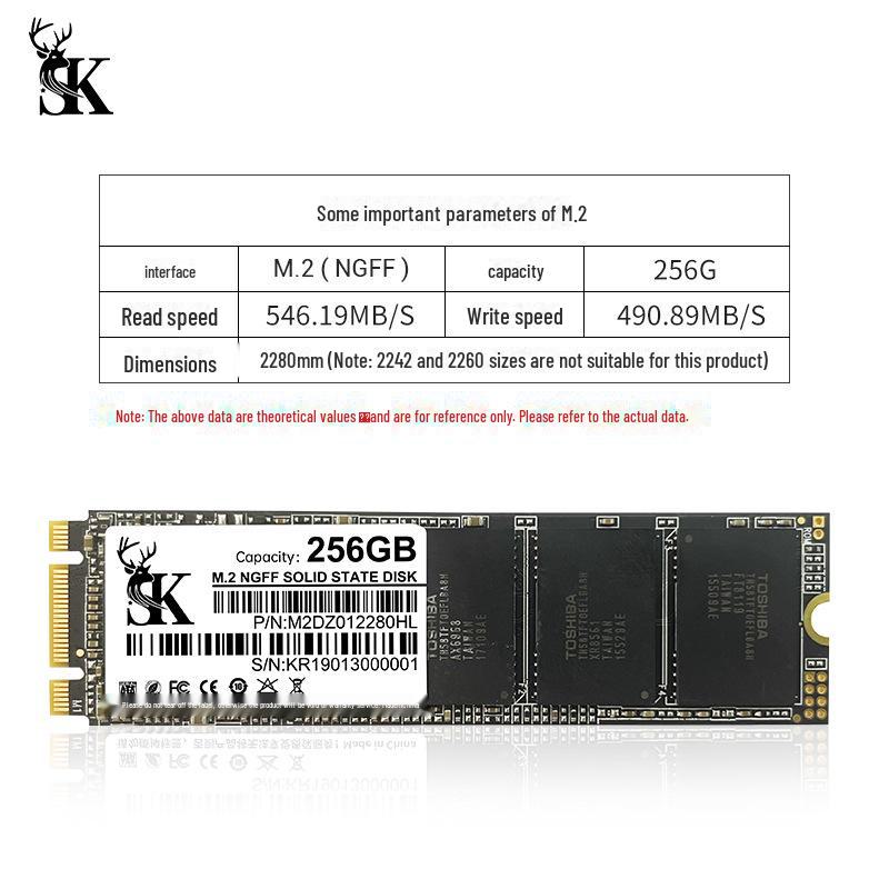 "512GB M.2 NGFF 2242 SSD for Notebook/Desktop"