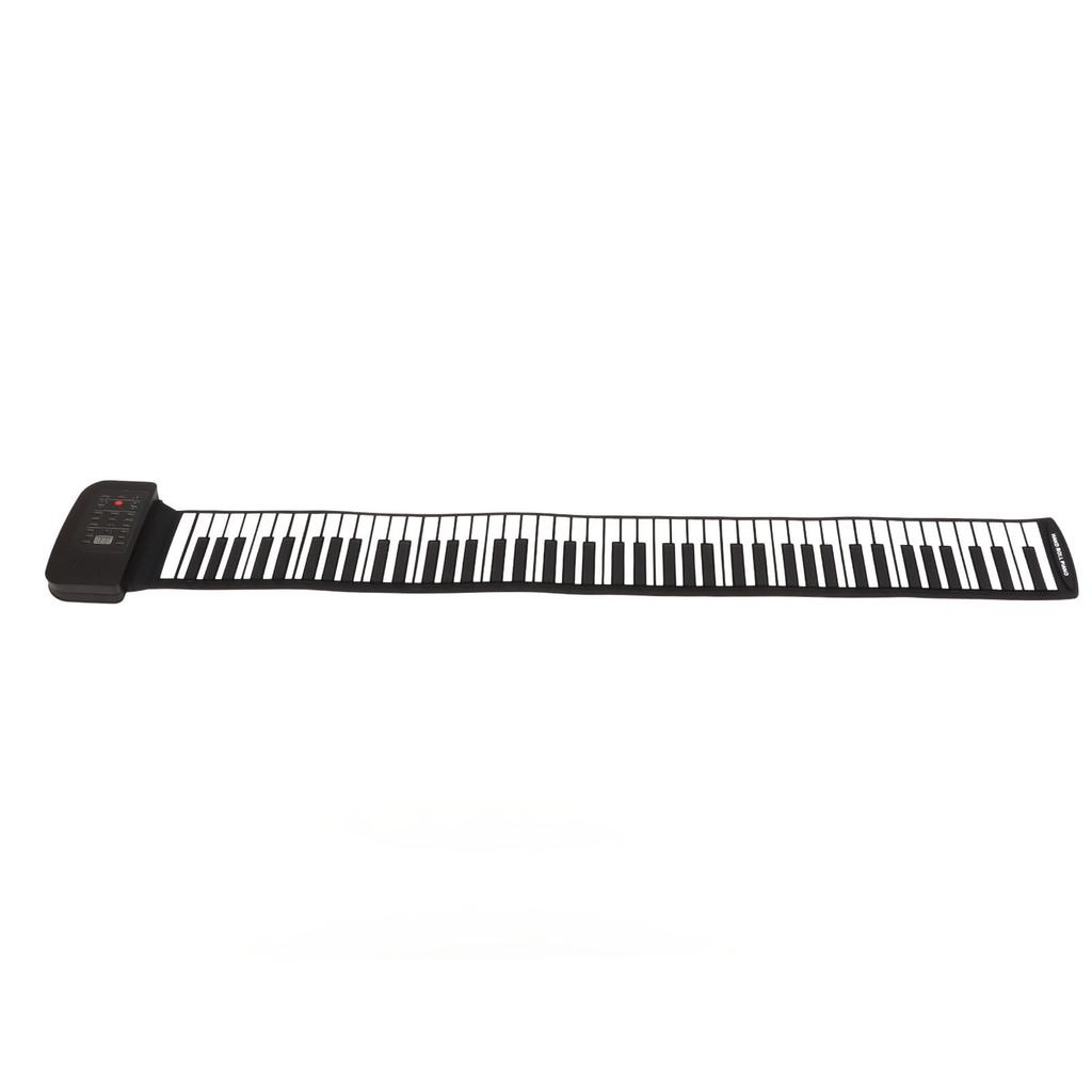 Roll Up Piano 88 Tasten Einzelhorn Bluetooth MIDI-Funktion Flexibles Rollpiano mit externem Ton