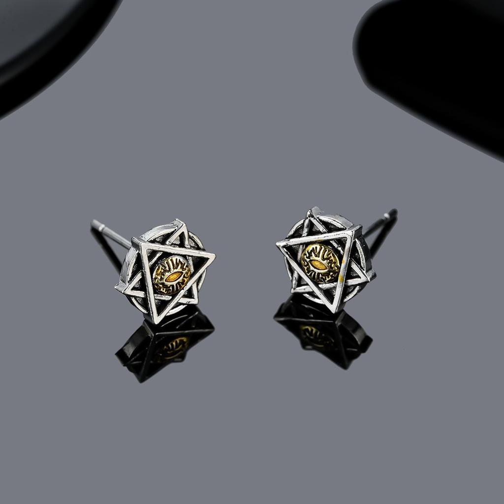 Stud Earrings Men's Trendy Ear Buckles Personalized Versatile Earrings Women's High-end Jewelry Accessories Earrings