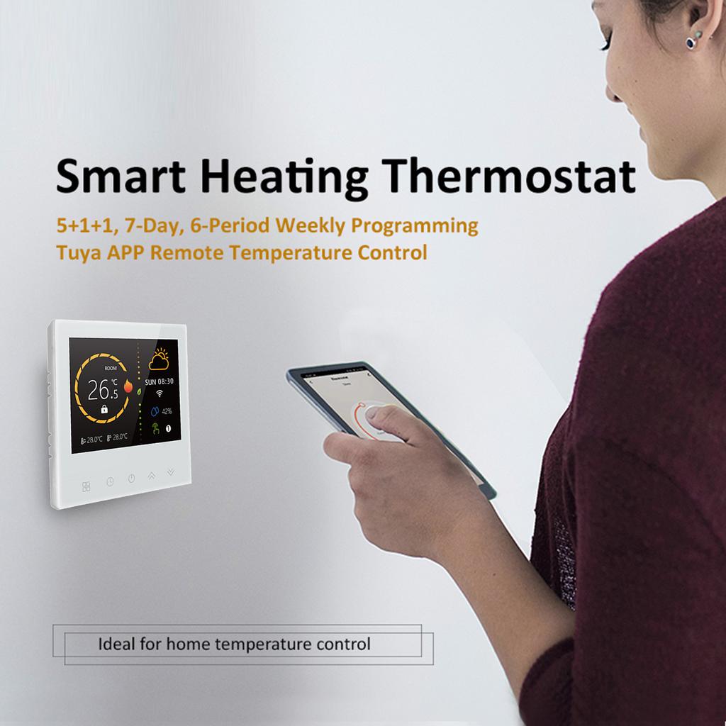 Smart Thermostat Wireless-Fidelity WaterCelsiusFloor Heating Controling Panel Programmable