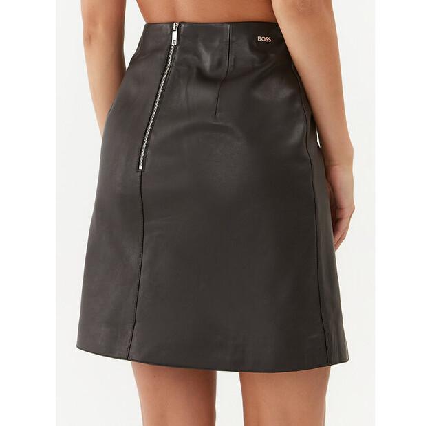 BOSS Seminta Leather Skirt