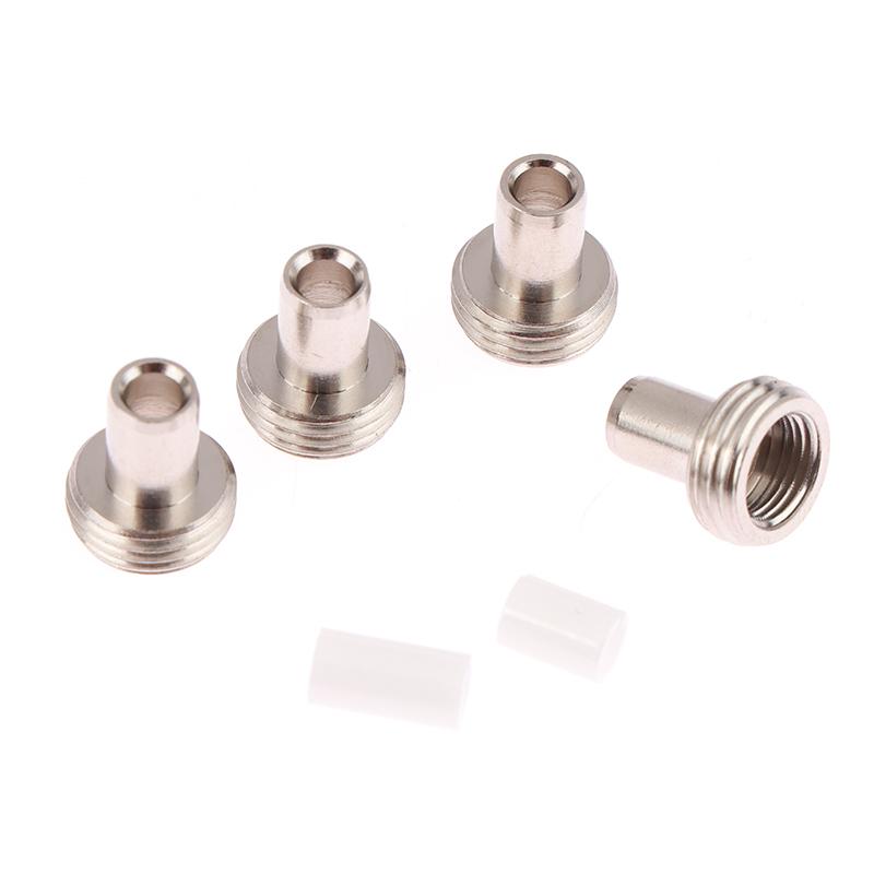 2Sets Metal-Head Fitting And Ceramic Tube Sleeves Connector Adapters For Fiber Optic Visual Fault Locator