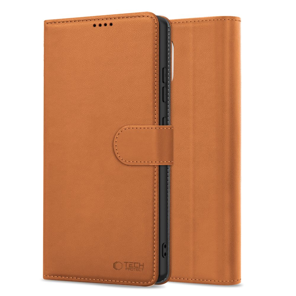 Tech-Protect Wallet Iphone 16E Saddle Brown