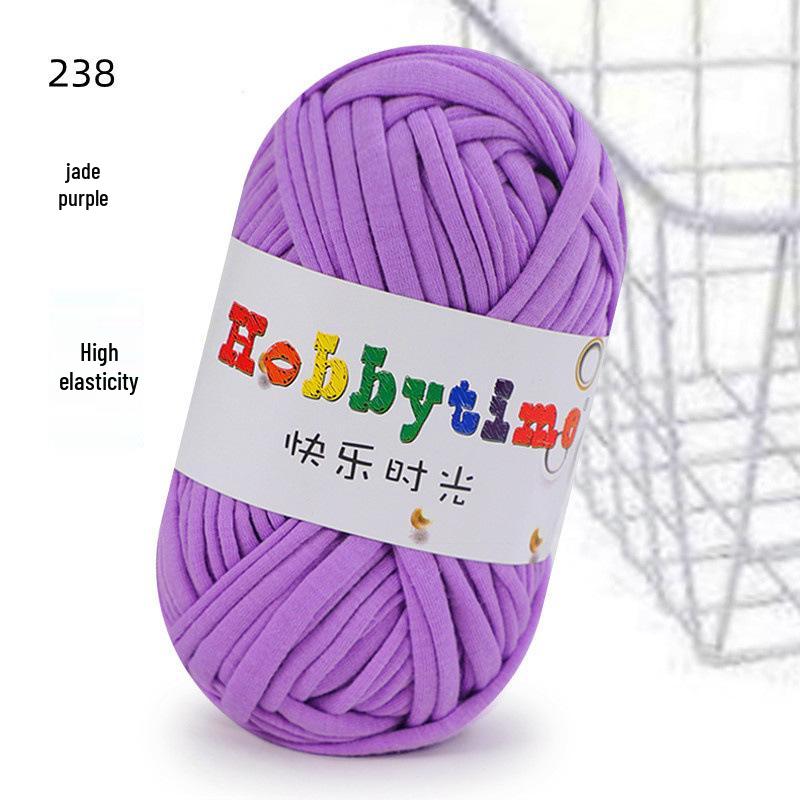Cloth Strip Yarn DIY Crochet Kit: Handmade Bag, Knitting Material for Cushions, Carpets, and Dolls