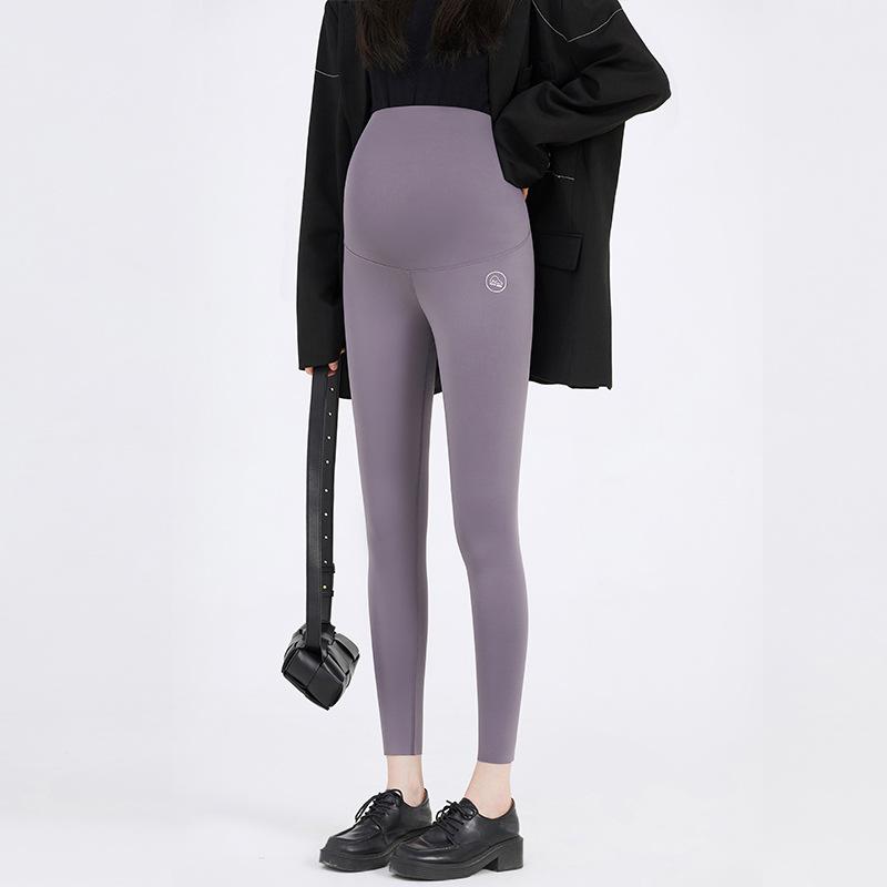 

Брюки для беременных осень и зима новые с постоянной температурой для живота брюки для беременных брюки-акулы простые леггинсы для беременных брюки длиной девять точек XL