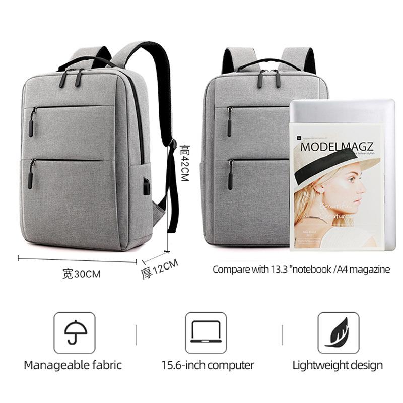 Business Backpack Casual Backpack Middle School Student School Bag Large Capacity Travel Computer Bag