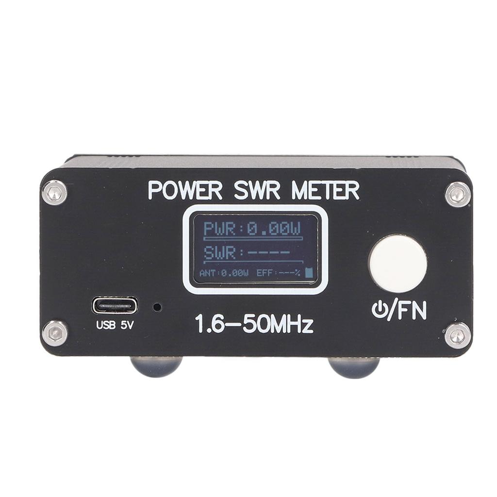 SWR Meter 150W HF Standing Wave Ratio Meter MF AM CW SSB 1.6?50MHz Watt Meter for Measurement