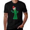 Gumbyys Santa Hat Christmas Tshirt Antiperspiration Workout Top
