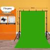 Professional Chroma Key Green Screen Fabric – No Punching or Installation Needed for Photography & Live Studio