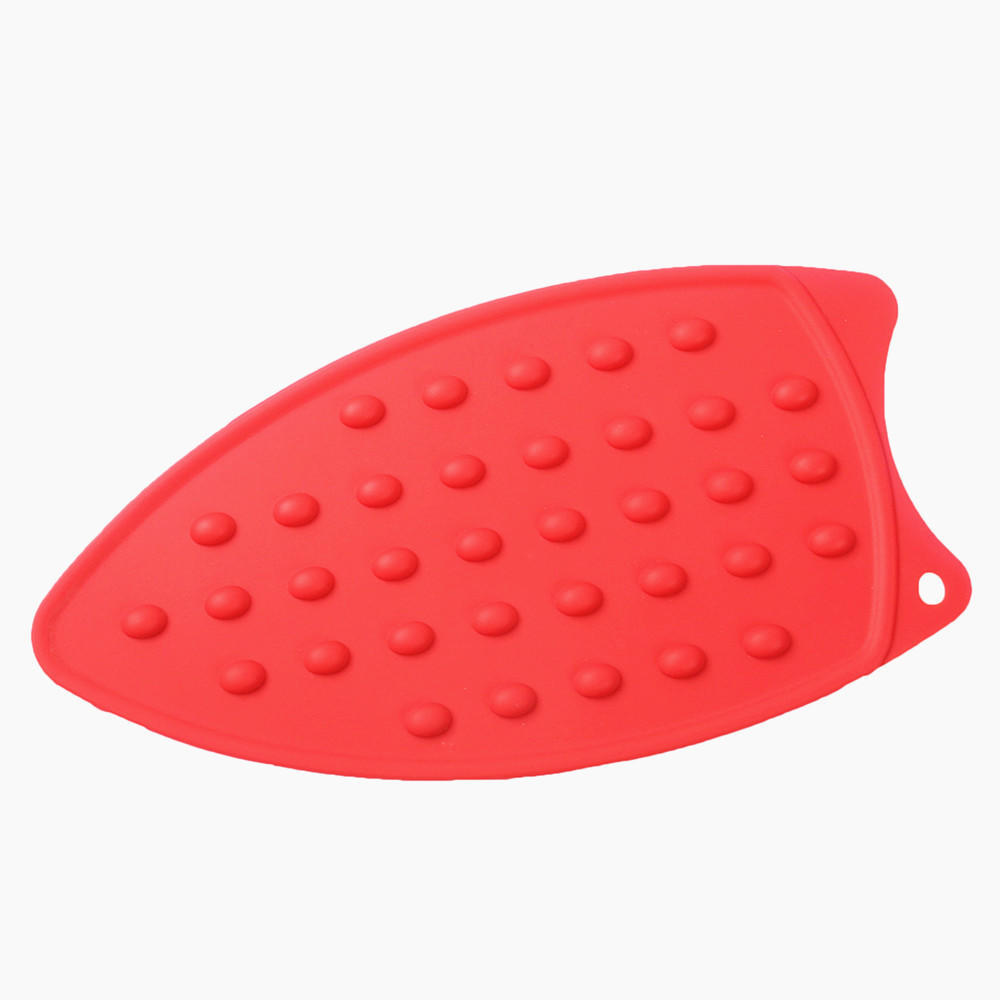 Silicone Iron Rest Pad Ironing Heat Resistant Mat Accessory Dotted Bubbled Hot