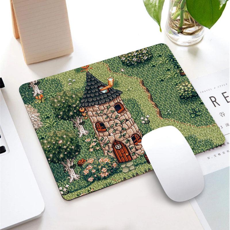 Stardew Valley Mauspads Kleine Mauspads Gamer PC Mauspads Sakura Computertischmatte Maus Teppich Gaming für Maus Tastatur Pads