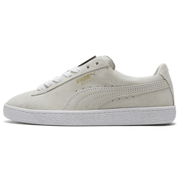 

Кроссовки унисекс Puma Suede Classic Metal Badge White Team Gold Кремовые 370081-02