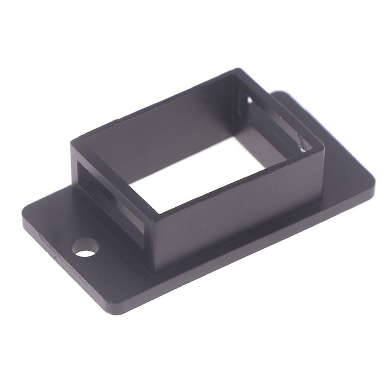 RJ45 1-Port Metallschraube Metall-Panelmontage Keystone-Adapterhalter Langes leeres Montageblech Rahmen Modul