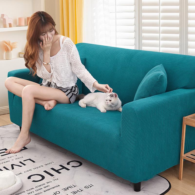 Anti Slip Sofa Mat, Solid Color, All Inclusive Sofa Cover, Sofa Protective Mat Cover, Integrated Thickened