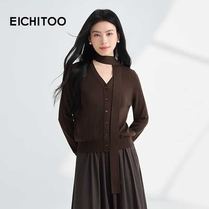 EICHITOO Women s Fashion Knit Cardigan S