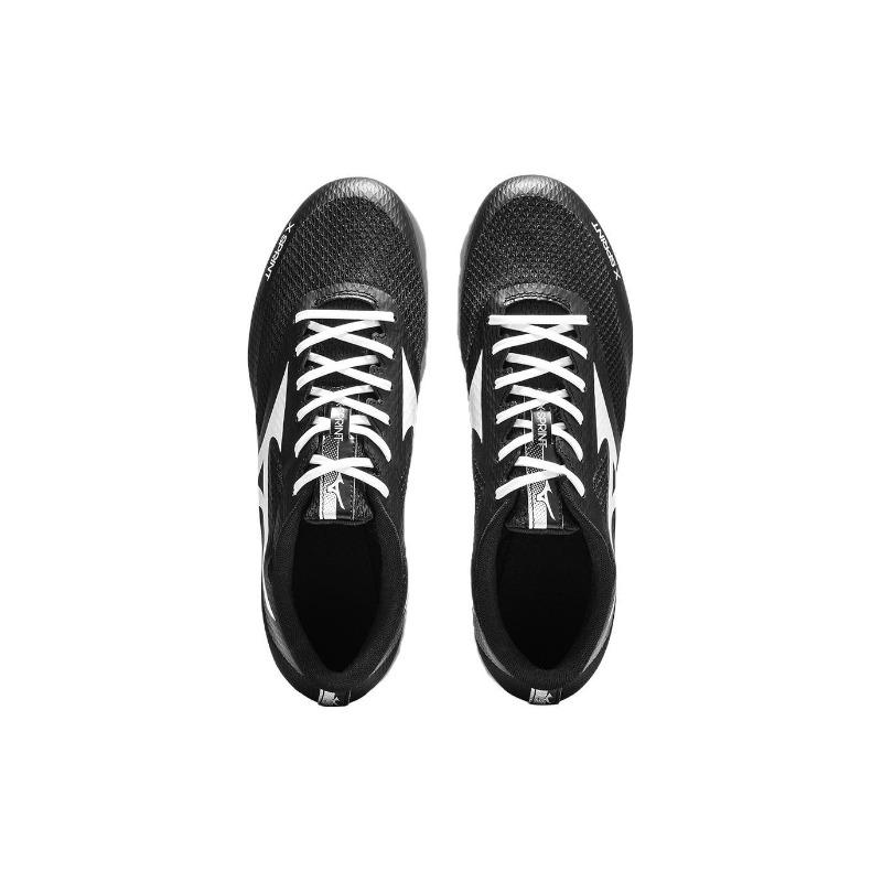 Mizuno Unisex Spike Track Shoes Black White U1GA232404