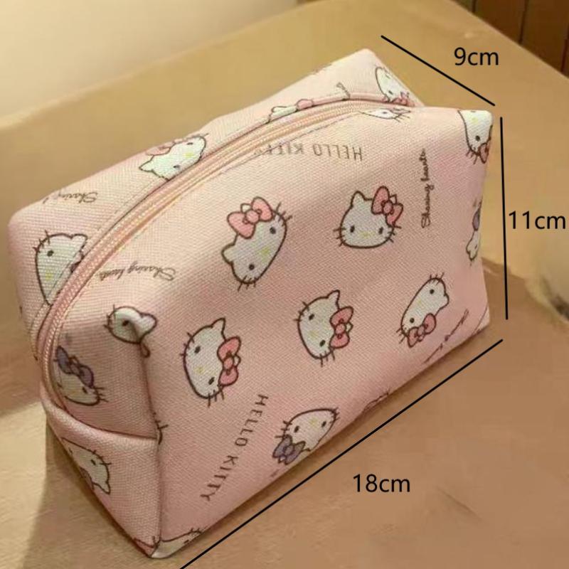 

Рожева косметичка Hello Kitty Велика місткість Портативна сумка для зберігання Сумка-гаманець Hello Kitty Сумка для зберігання Hello Kitty