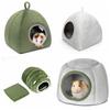 Hedgehog Ferrets Plush Warm Cozy Guinea Pig Cave Bed Hideout Pet Tent Hamster House