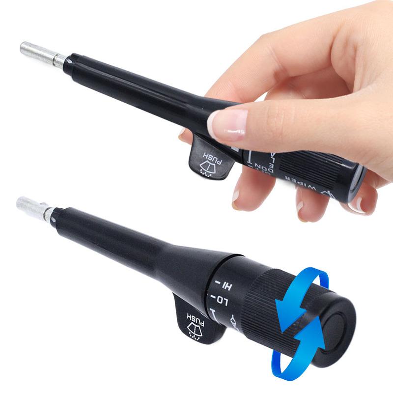 Black Turn Signal Delay Wiper Lever Switch 22510733 Turn Signal Delay Wiper Switch 49277 for GM Olds Pickup Truck Car