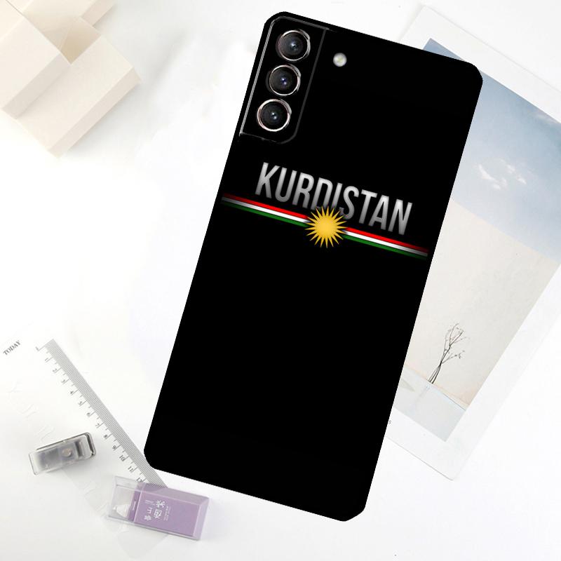 Funda de Teléfono Bandera de Kurdistán Para Samsung Galaxy S25 S26 Ultra S20 S21 S22 S23 S24 Ultra S10 Plus S25 FE Cubierta