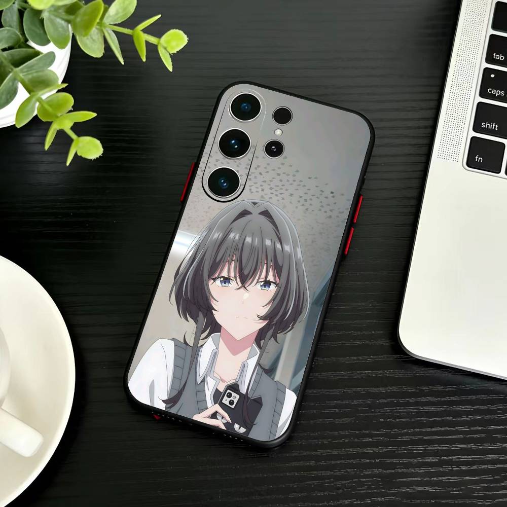 Asanagi Yori and Kino Himari Phone Case For Samsung S26,S25,S24,S23,S22,S21,S20,S30,Ultra,Plus,Fe,Note,5G Black Cover